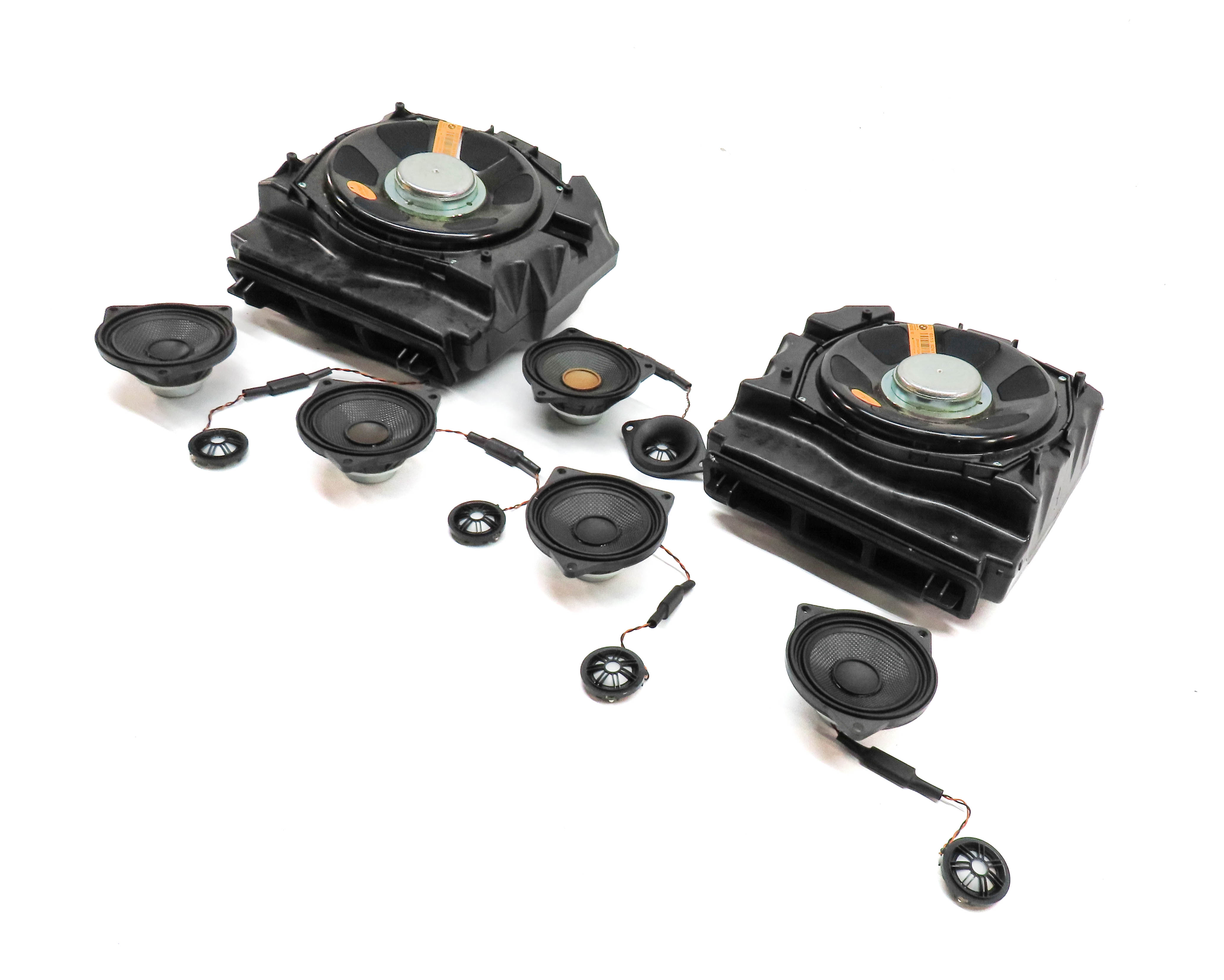11 BMW 535XIGT (F07) STEREO AUDIO SOUND SYSTEM SPEAKER TWEETER SUBWOOFER SET/12 — exact item pictured